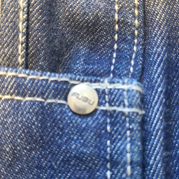 Fubu the collection vintage 90's denim jeans 40x34 hip hop carpenter - Picture 8 of 16